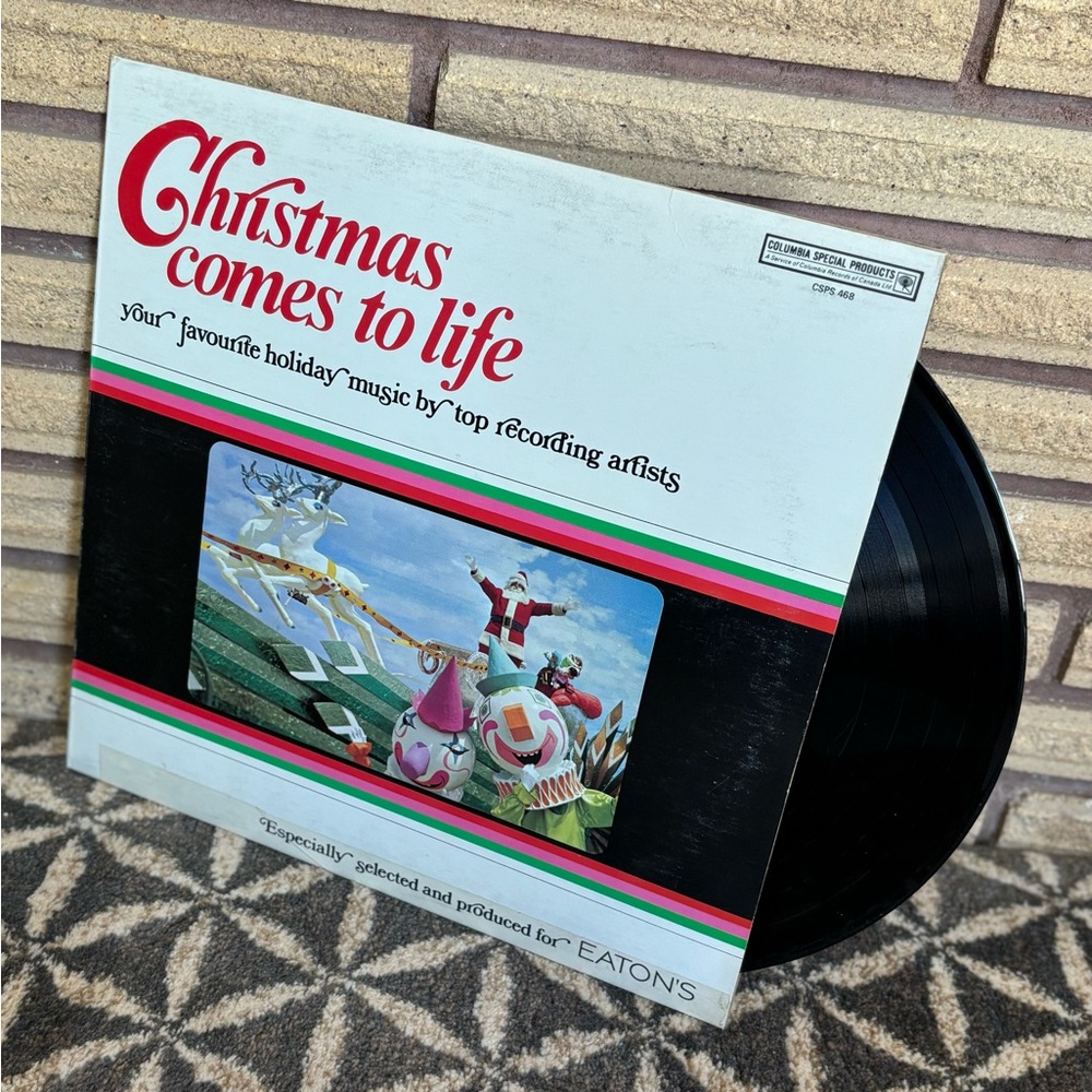 60's "Christmas Comes to Life" Record - Eaton's Promo Album - Holiday Record